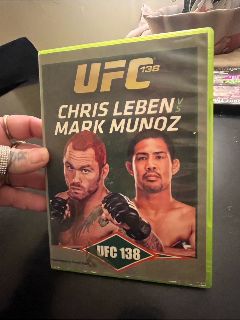 UFC 138: Leben vs Munoz DVD featuring the main event match between Chris Leben a